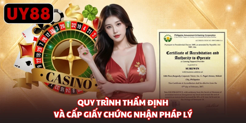 Quy trình thẩm định và cấp giấy chứng nhận pháp lý 