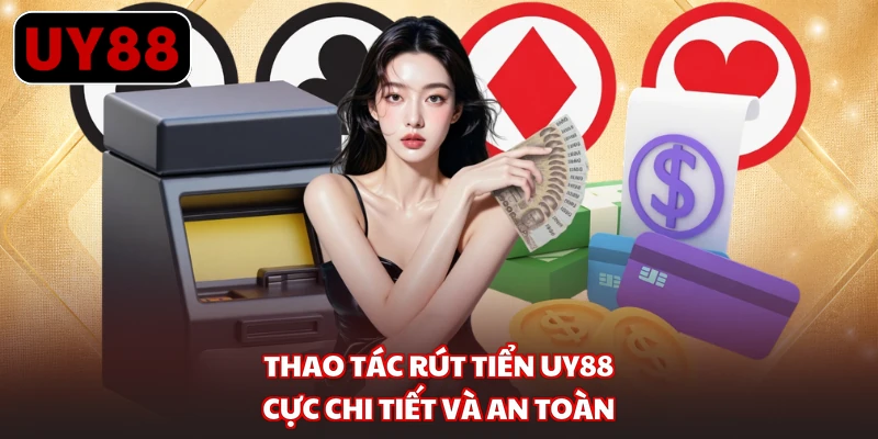 Thao tác rút tiển UY88 cực chi tiết và an toàn